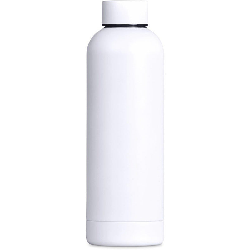 White water bottle on a white background