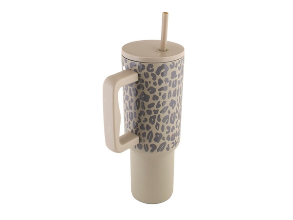 Leopard Print Jumbo Tumbler