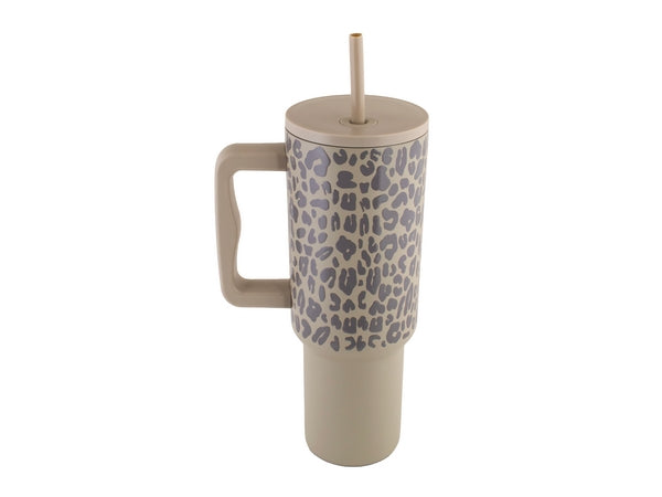 Leopard Print Jumbo Tumbler