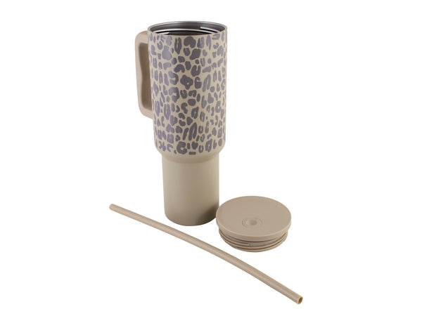 Leopard Print Jumbo Tumbler